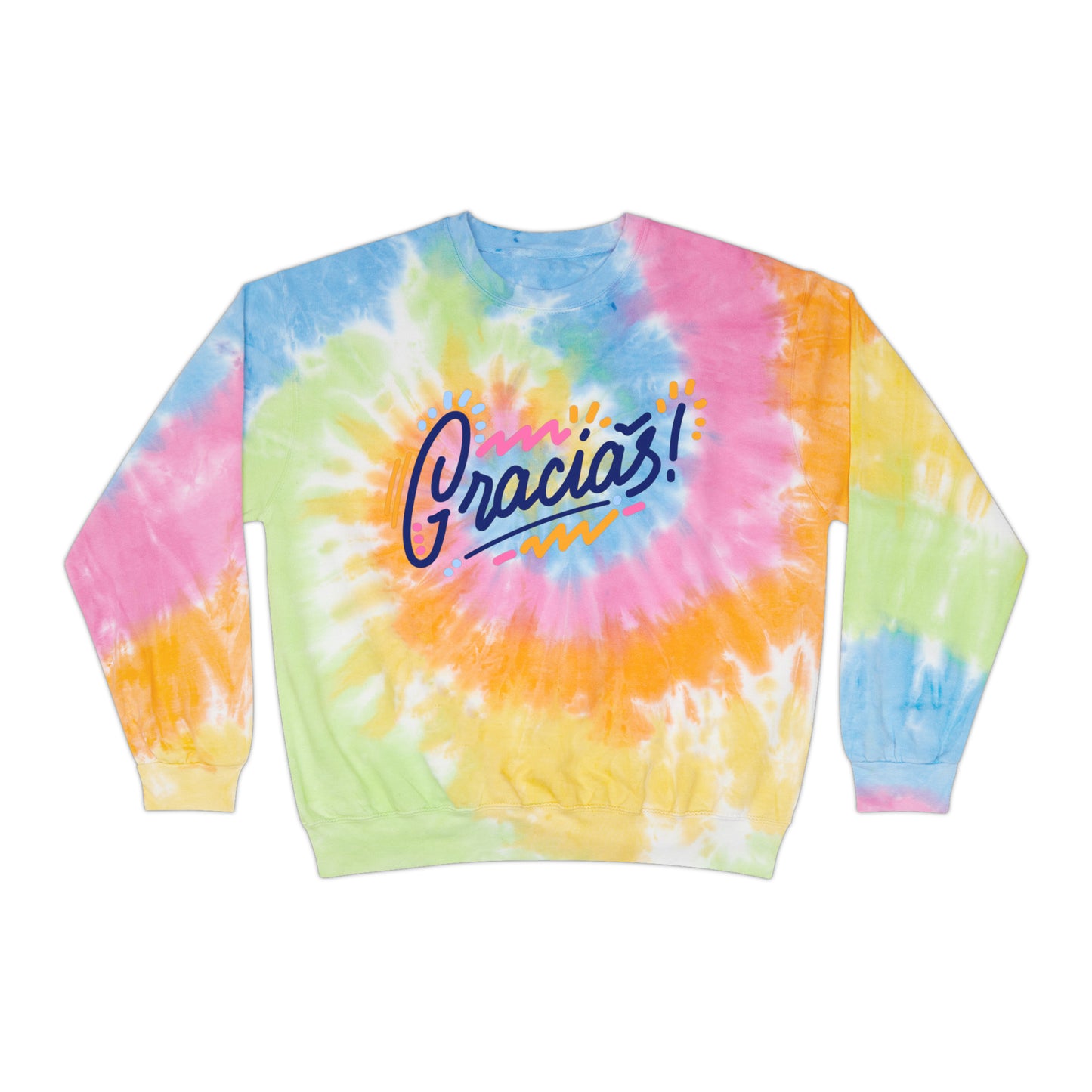 Unisex Tie-Dye Sweatshirt - Gracias