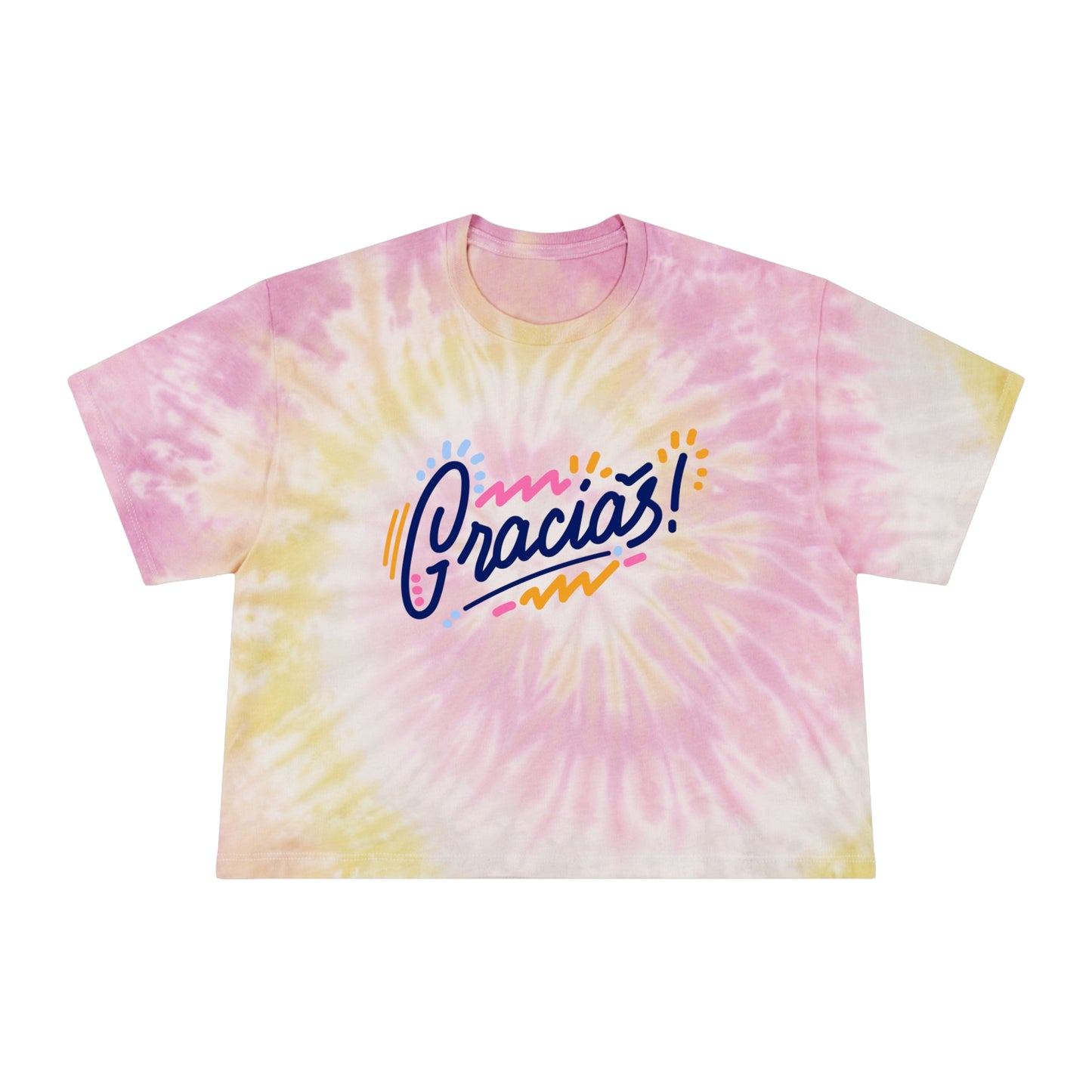 Gracias Tie-Dye Crop Tee — Women's Gracias Top