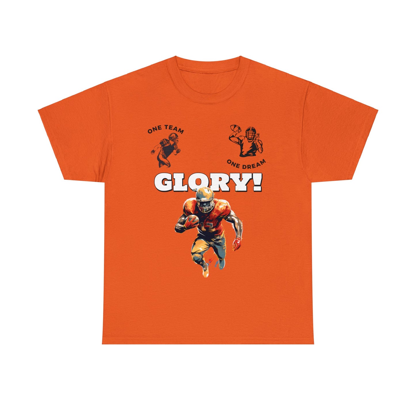 Unisex Heavy Cotton T-Shirt - One Team One Dream Glory (Express Delivery Available for USA Customers)