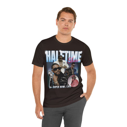 Usher Half Time Show LVIII Graphics Unisex T-Shirt (Express Delivery Available for USA Customers)