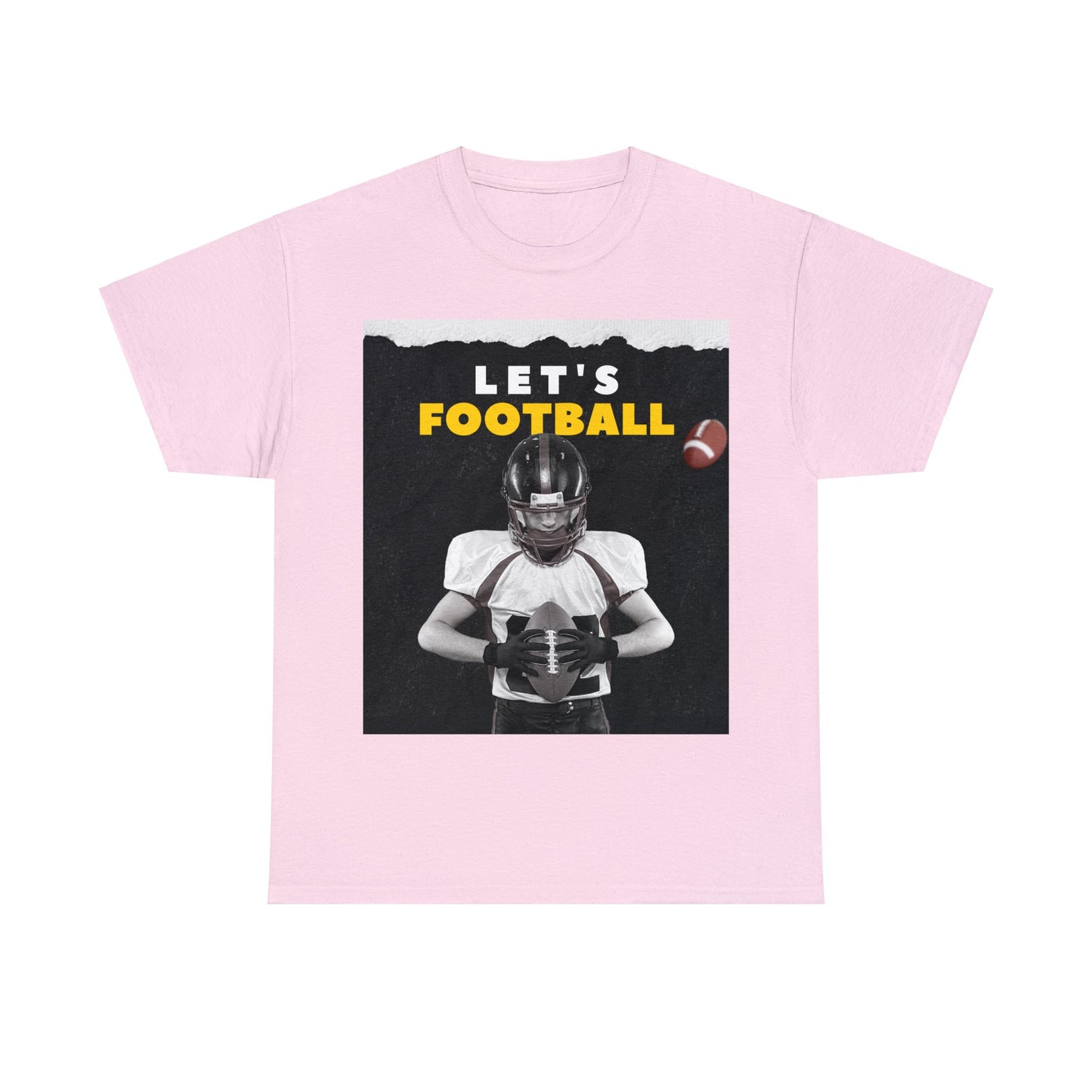 Unisex Heavy Cotton T-Shirt - Let's Football (Express Delivery Available for USA Customers)