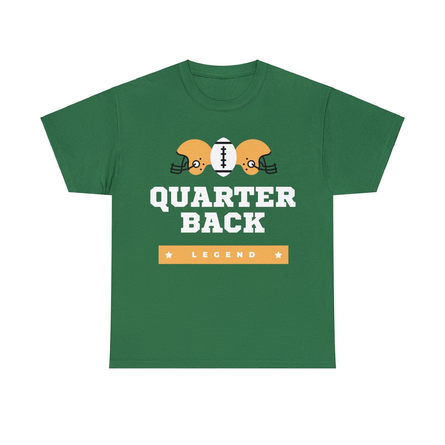 Unisex Heavy Cotton T-Shirt - Quarterback Legend (Express Delivery Available for USA Customers)