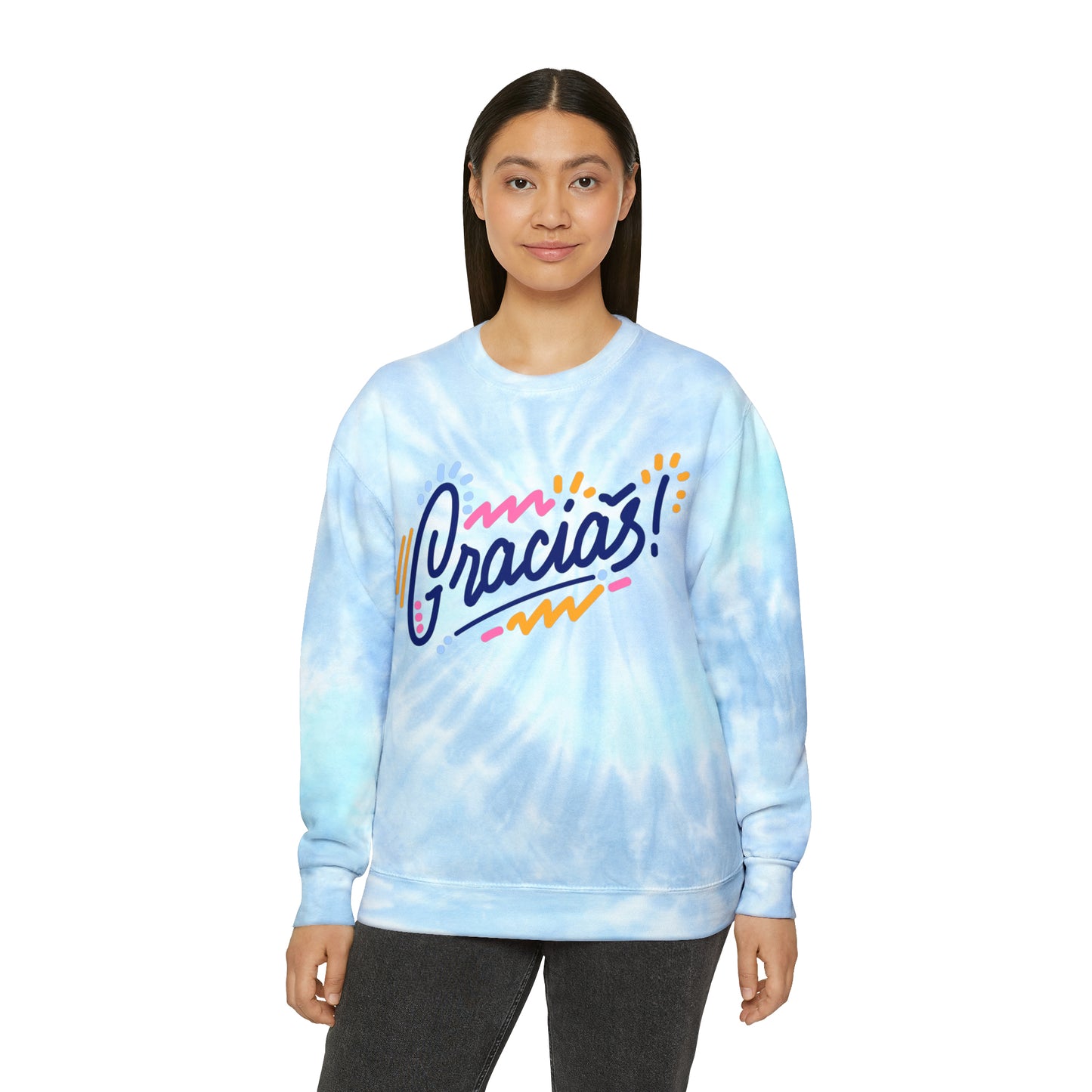 Unisex Tie-Dye Sweatshirt - Gracias