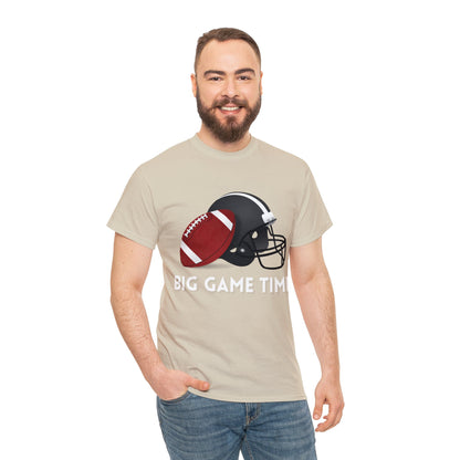 Unisex Heavy Cotton T-Shirt - Big Game Time (Express Delivery Available for USA Customers)