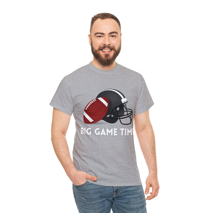 Unisex Heavy Cotton T-Shirt - Big Game Time (Express Delivery Available for USA Customers)