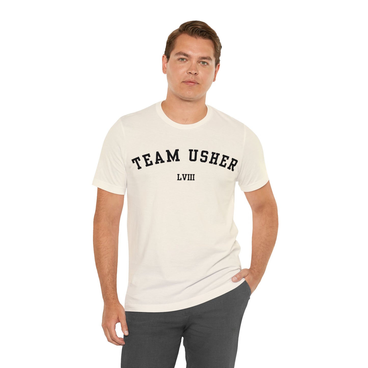 Team Usher LVIII Unisex T-Shirt (Express Delivery Available for USA Customers)