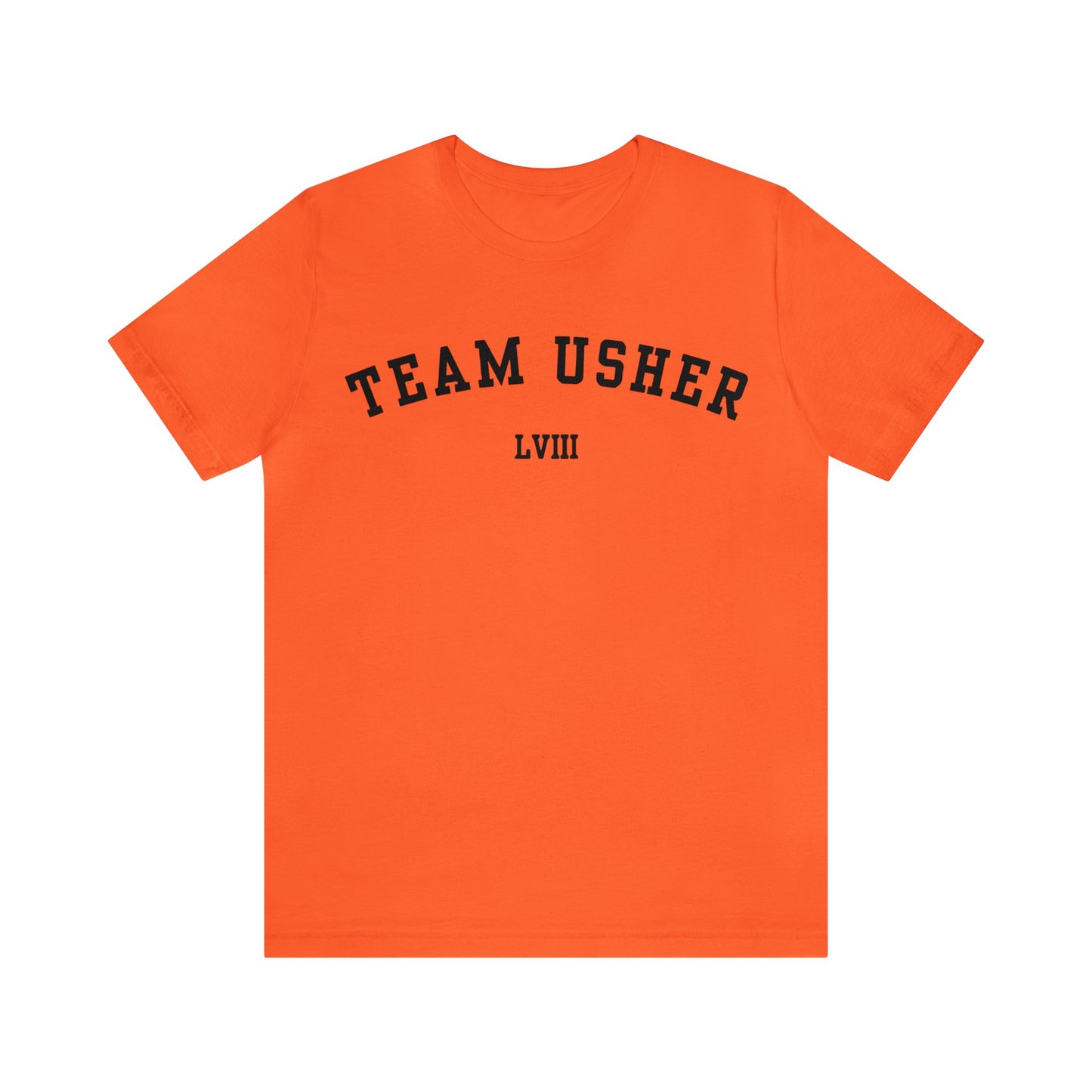 Team Usher LVIII Unisex T-Shirt (Express Delivery Available for USA Customers)