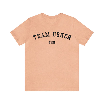 Team Usher LVIII Unisex T-Shirt (Express Delivery Available for USA Customers)