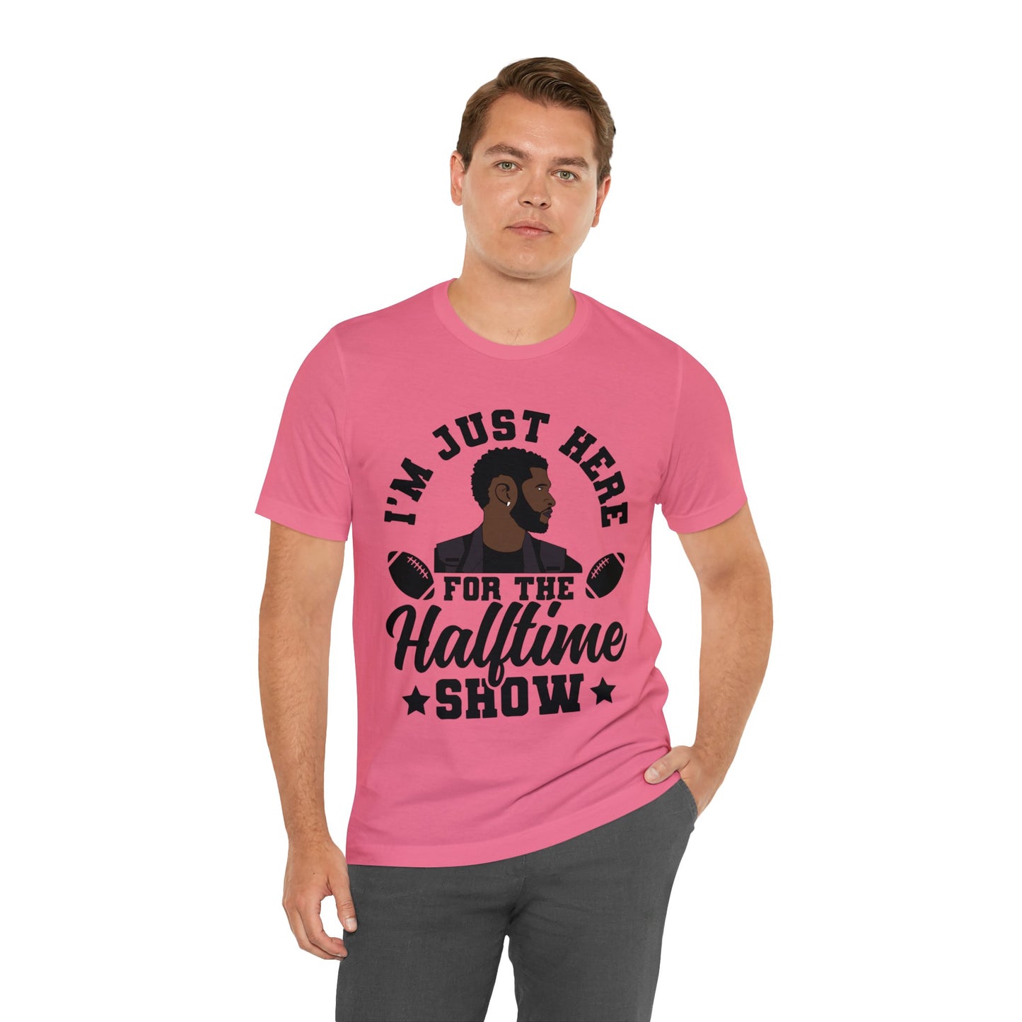 I Am Just Here For The Usher Half Time Show 2024 Unisex T-Shirt (Express Delivery Available for USA Customers)