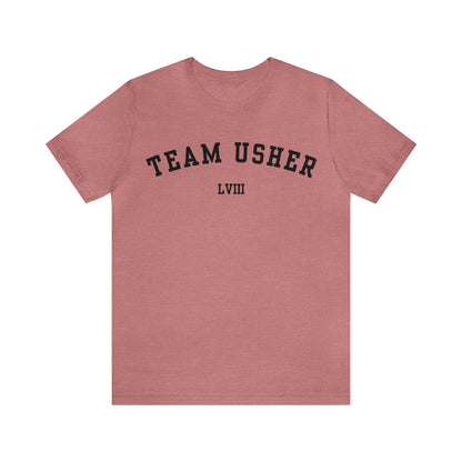 Team Usher LVIII Unisex T-Shirt (Express Delivery Available for USA Customers)