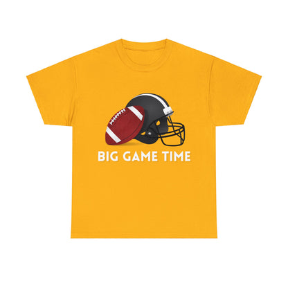 Unisex Heavy Cotton T-Shirt - Big Game Time (Express Delivery Available for USA Customers)