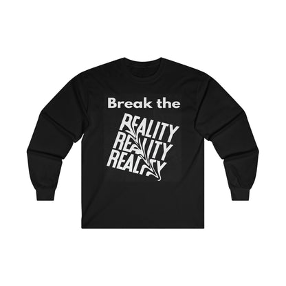 Break the Reality Background Men's Long Sleeve T-Shirt