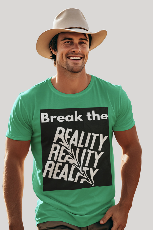 Break the Reality Background Men's T-Shirt