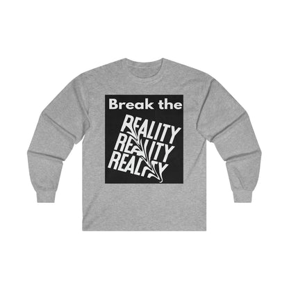 Break the Reality Background Men's Long Sleeve T-Shirt