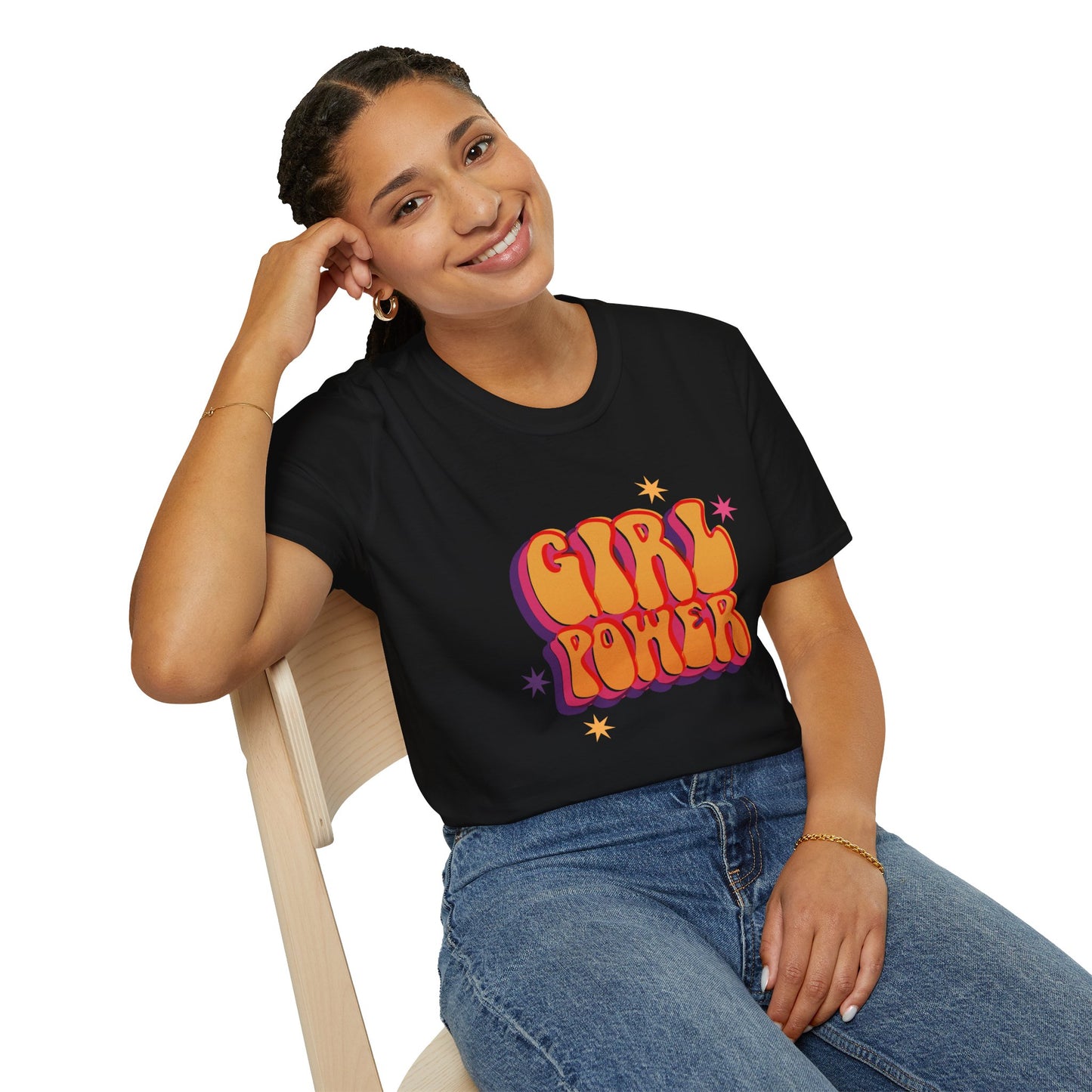 Glowy Girl Power Women's T-Shirt