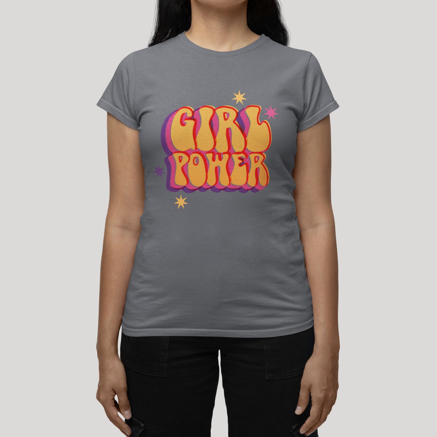 Glowy Girl Power Women's T-Shirt