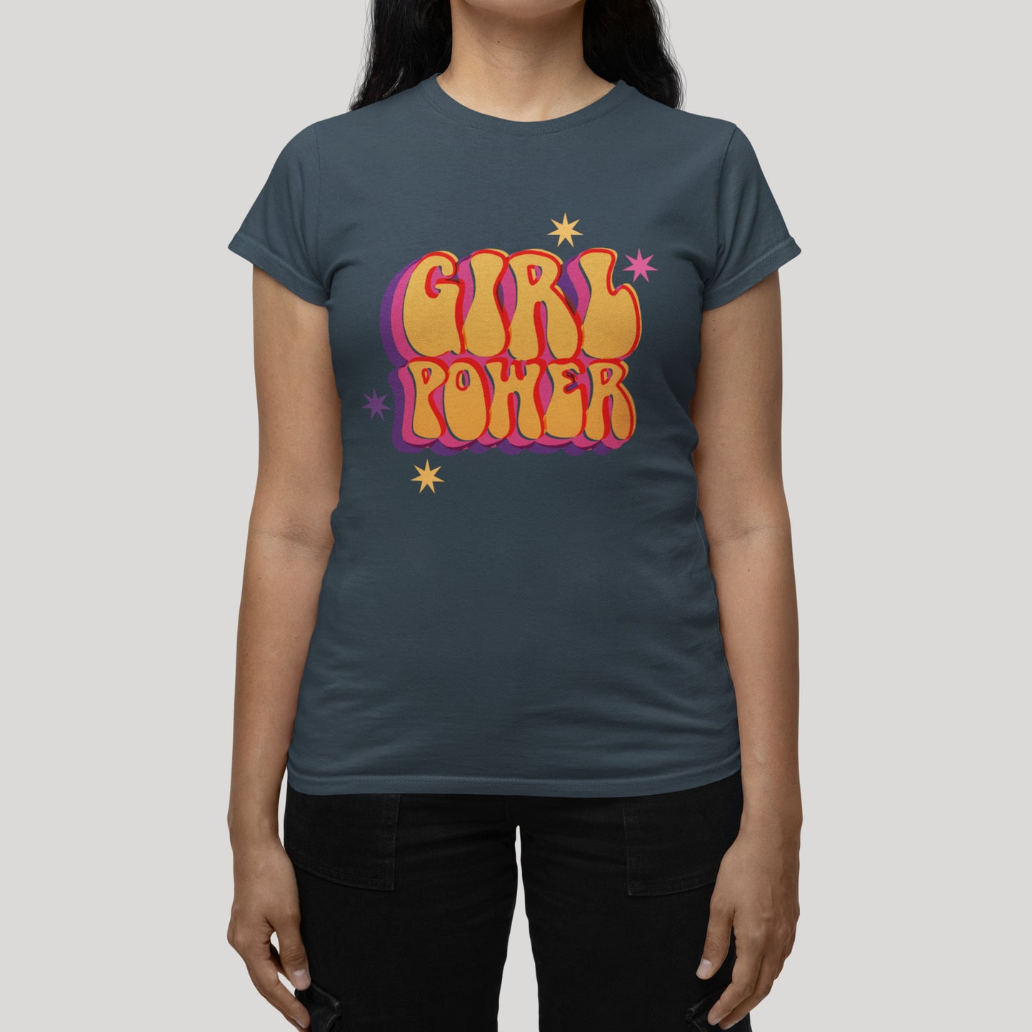 Glowy Girl Power Women's T-Shirt