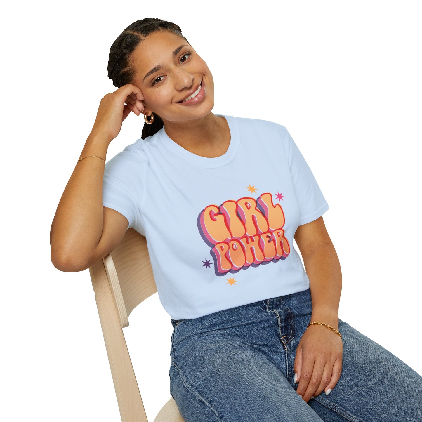 Glowy Girl Power Women's T-Shirt