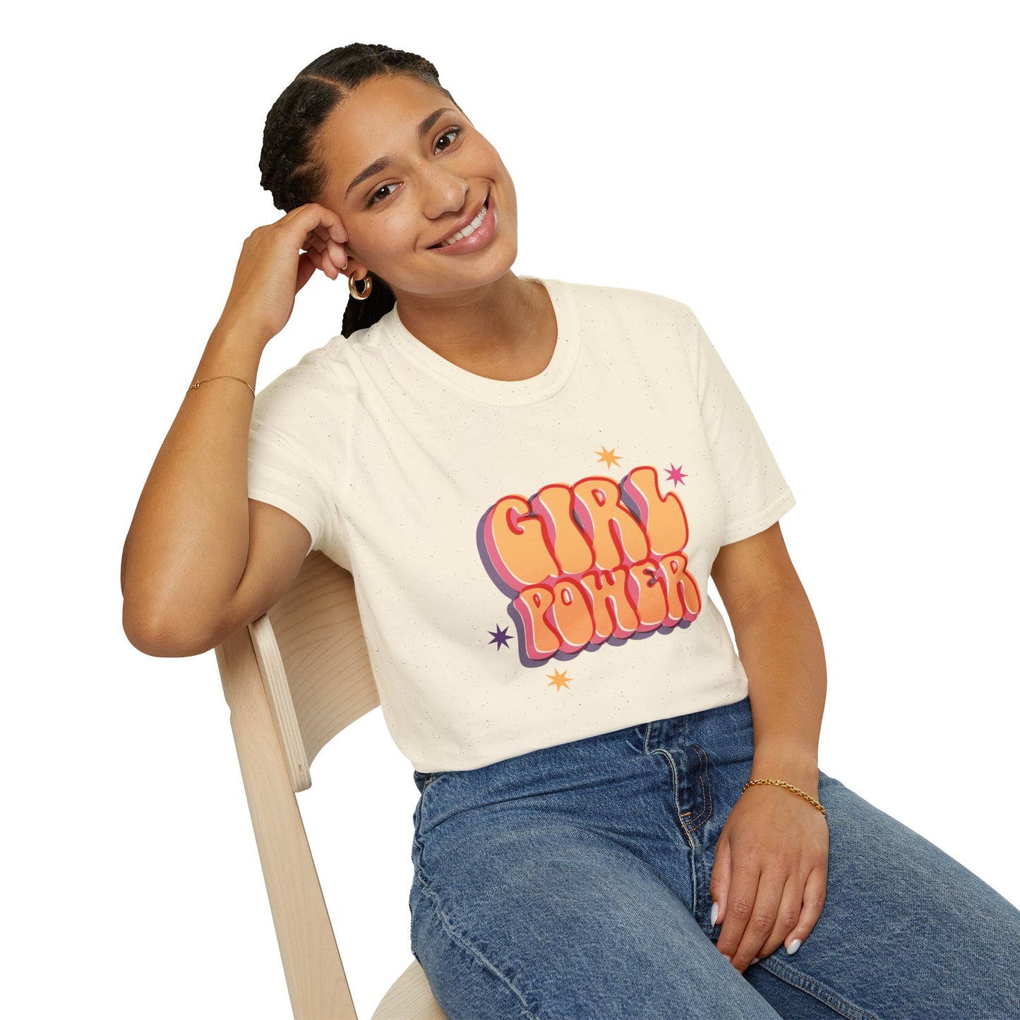 Glowy Girl Power Women's T-Shirt