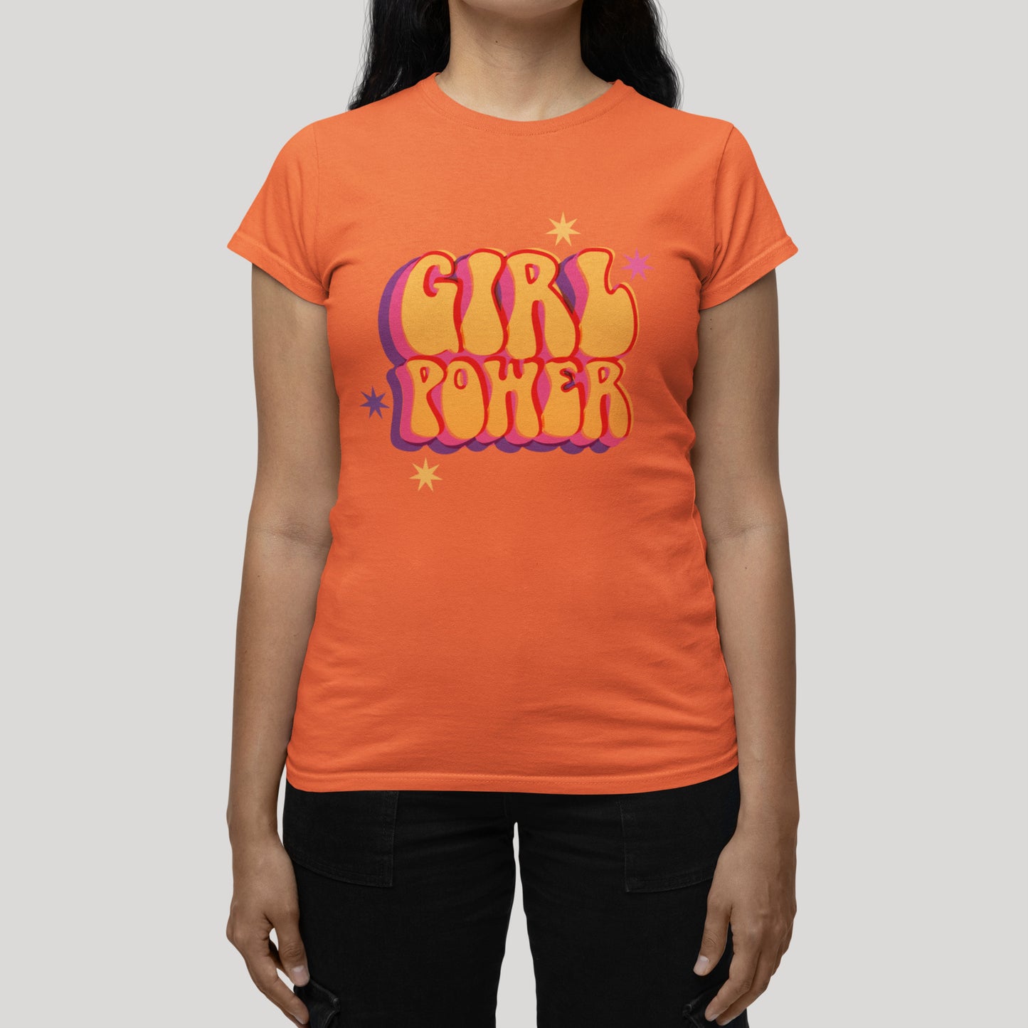 Glowy Girl Power Women's T-Shirt