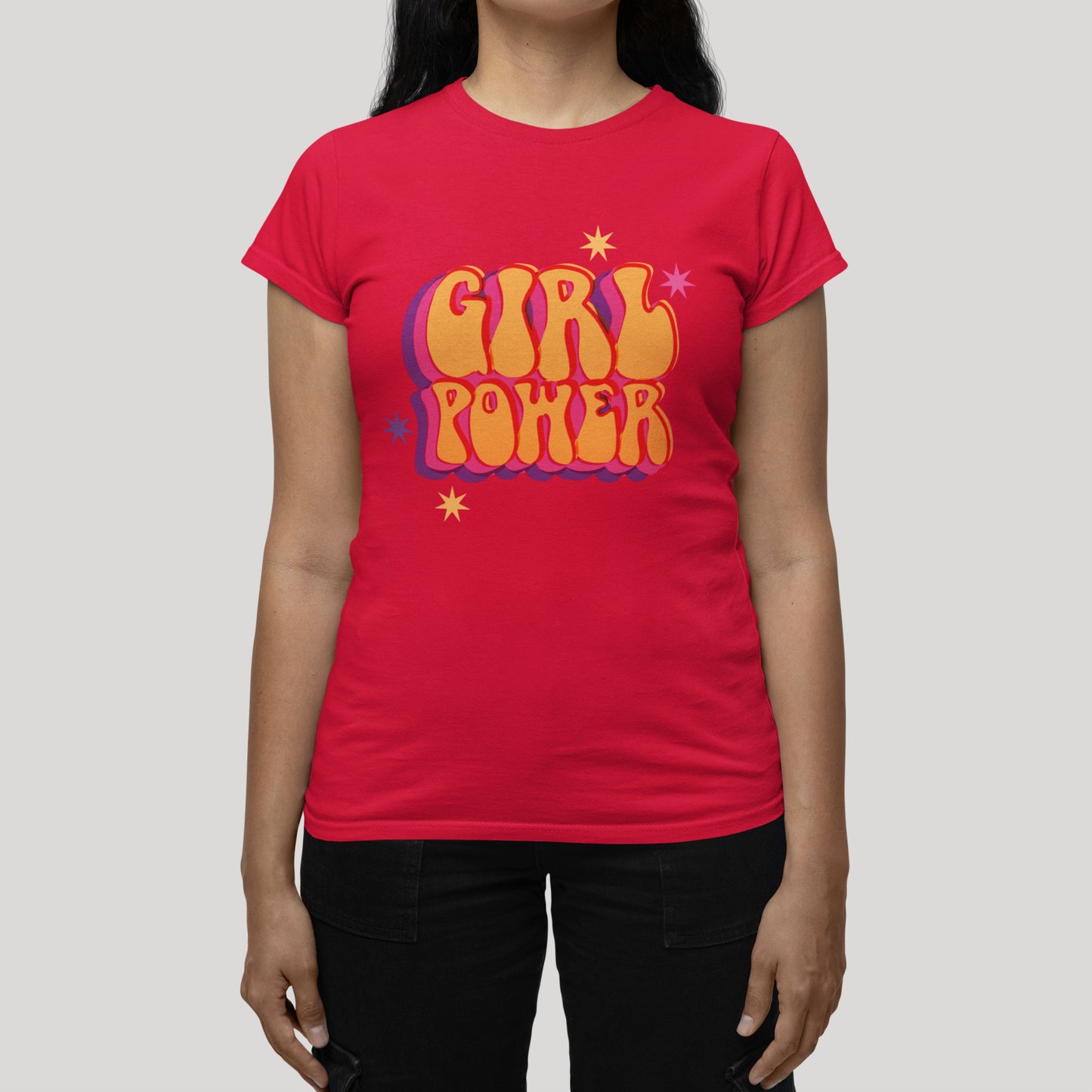 Glowy Girl Power Women's T-Shirt