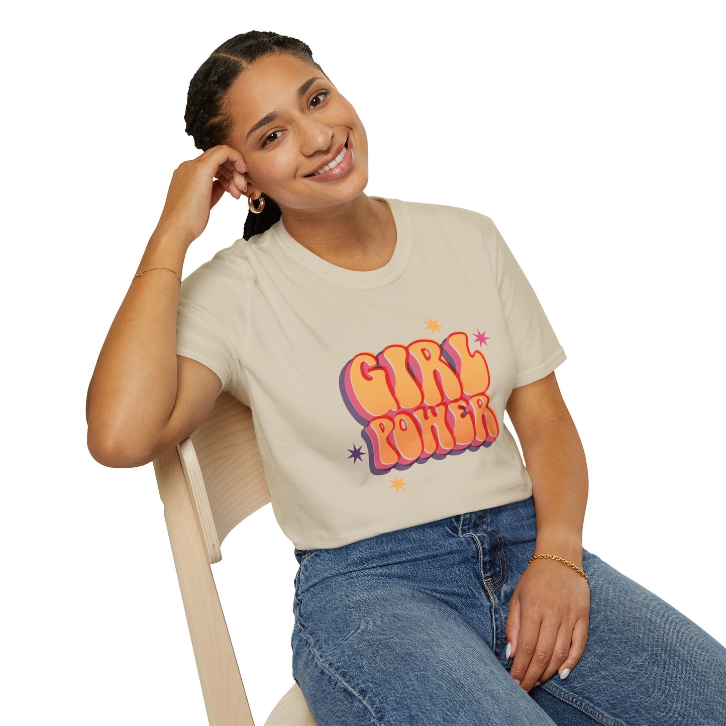 Glowy Girl Power Women's T-Shirt