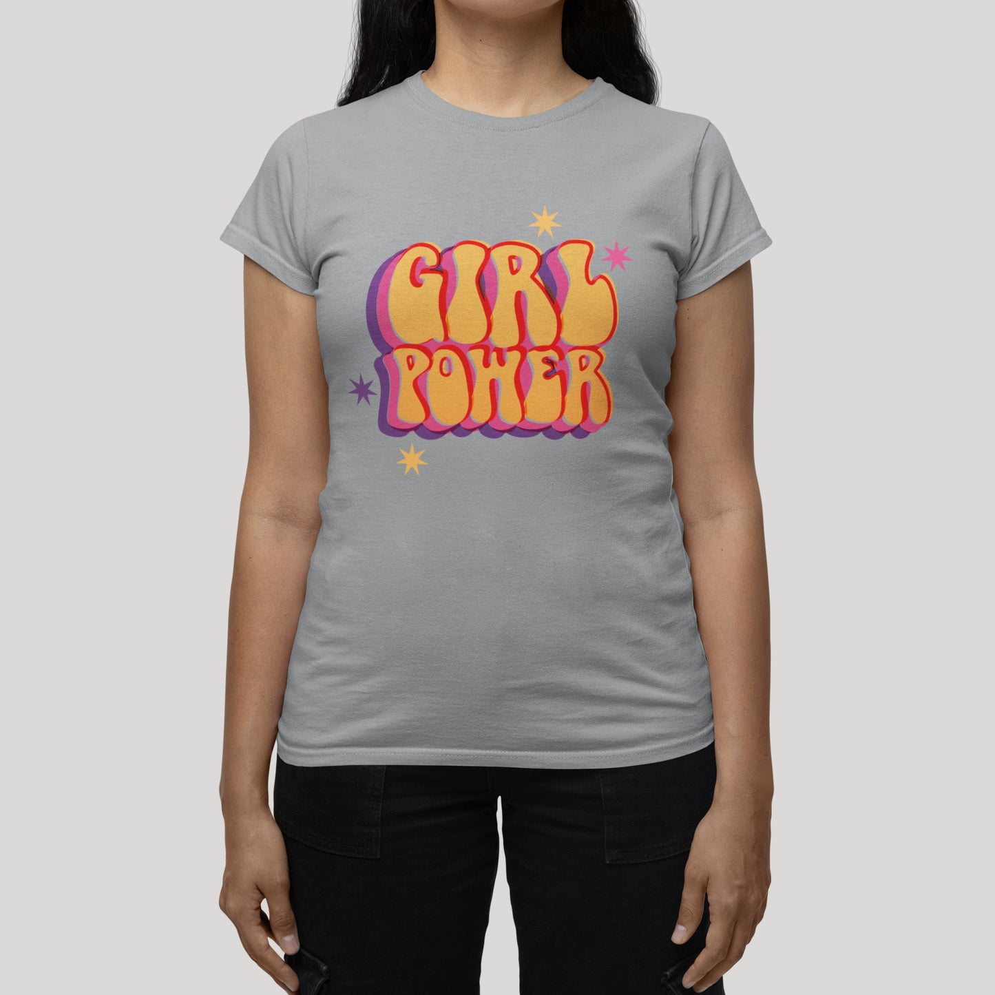 Glowy Girl Power Women's T-Shirt