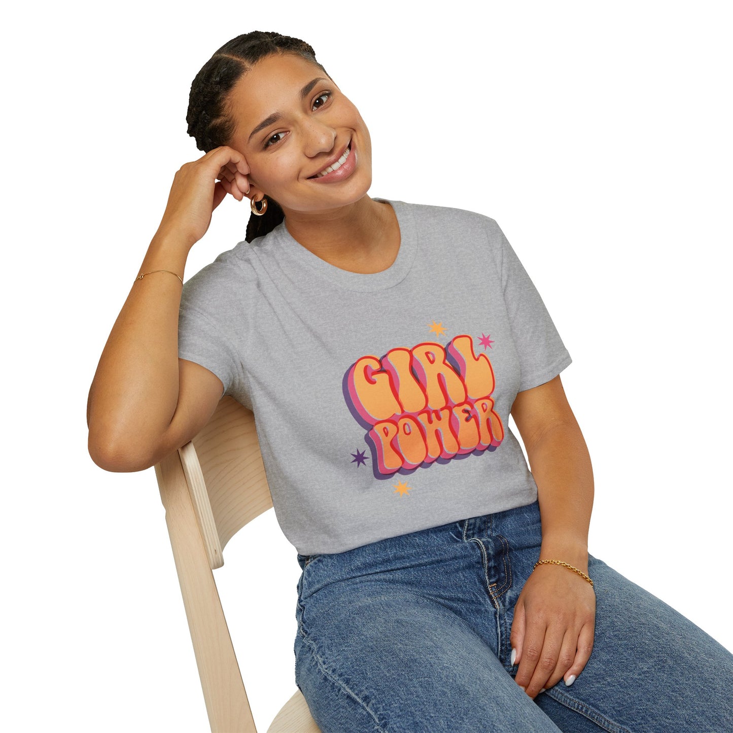 Glowy Girl Power Women's T-Shirt