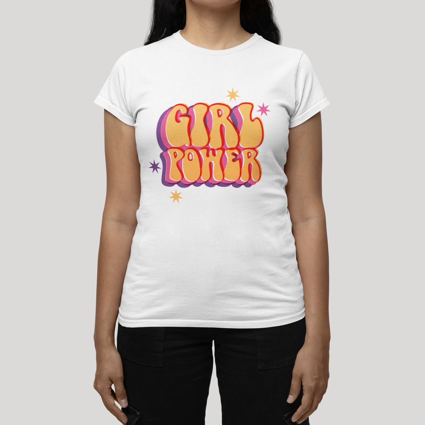 Glowy Girl Power Women's T-Shirt