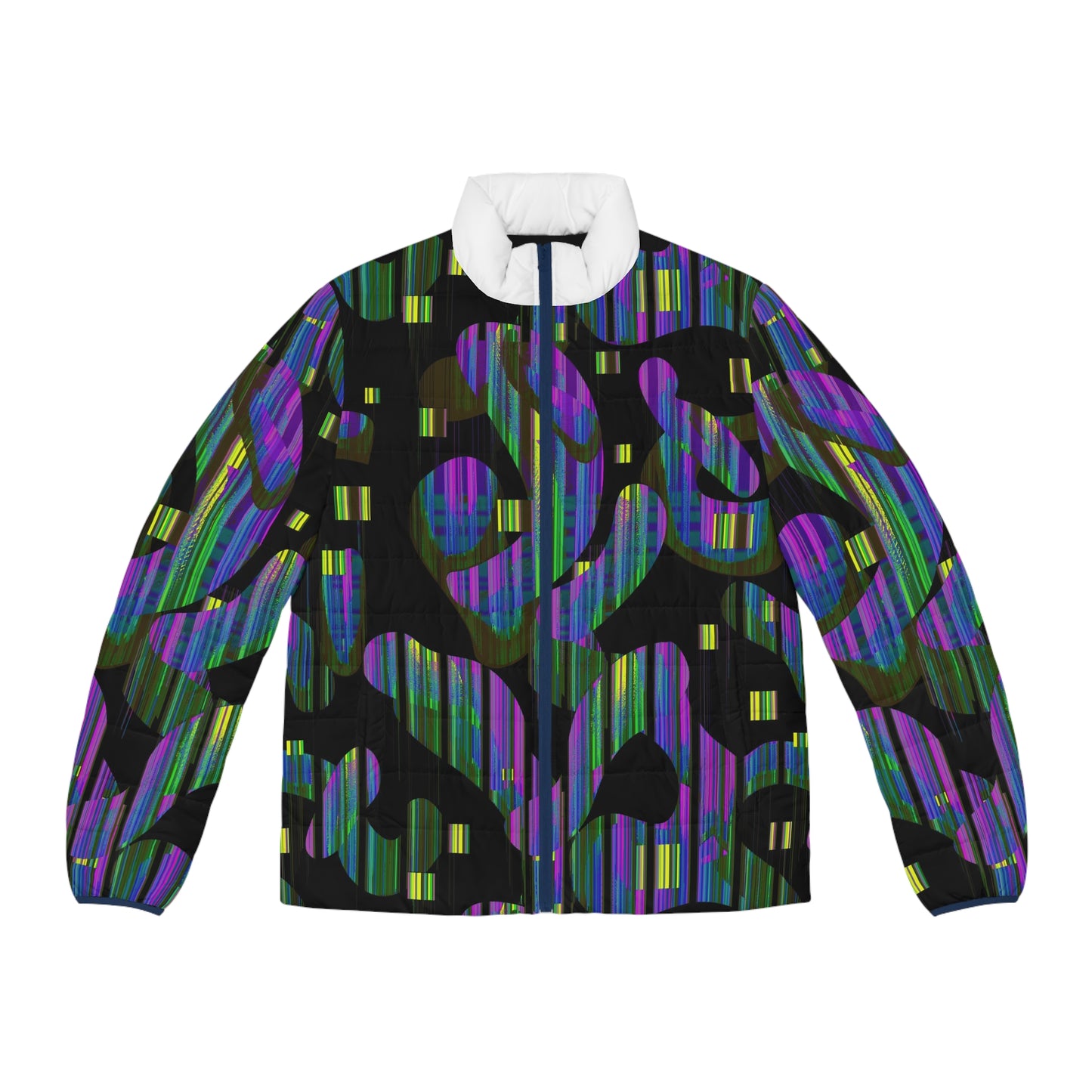 Maze Colored Men's Puffer Jacket